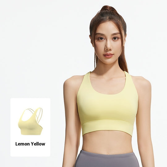 Mesh Cross Sports Bra Beautiful Back