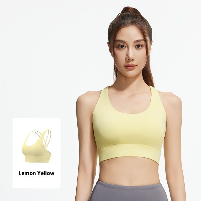 Mesh Cross Sports Bra Beautiful Back